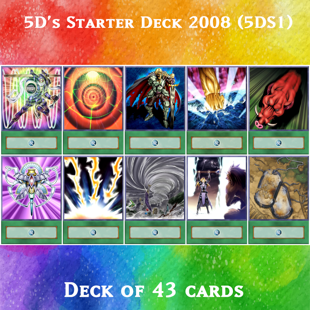 Yugioh Orica 5D's Starter Deck 2008 5DS1