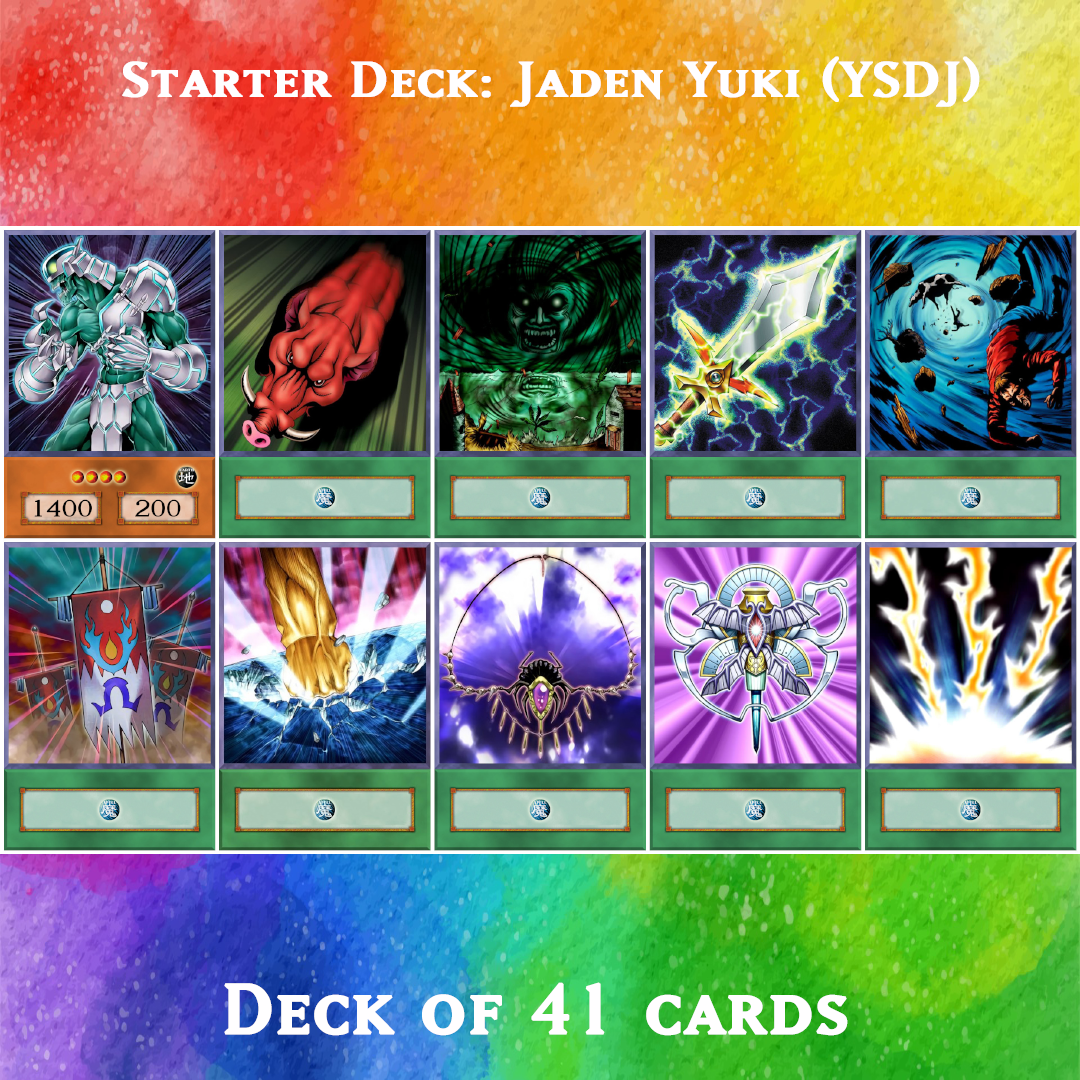 Yugioh Orica Starter Deck Jaden Yuki YSDJ