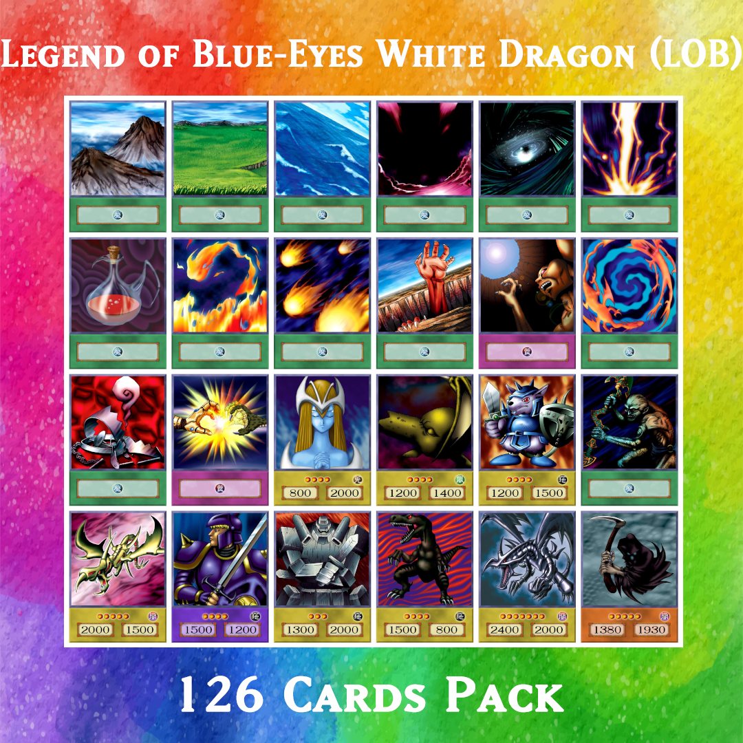 Yugioh Orica Legend of Blue-Eyes White Dragon LOB