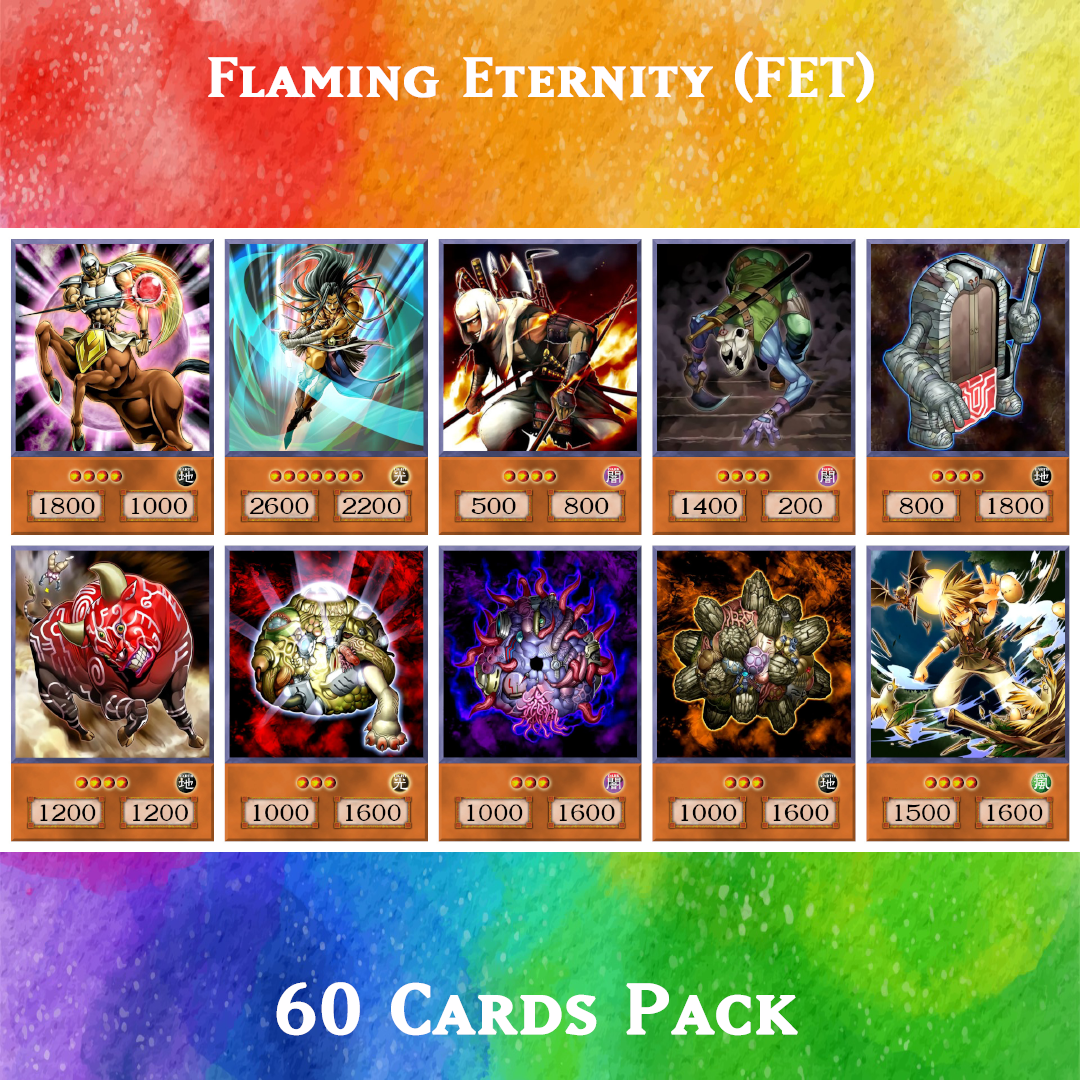Yugioh Orica - Flaming Eternity (FET) Booster Pack of 60 cards – Yugioh ...