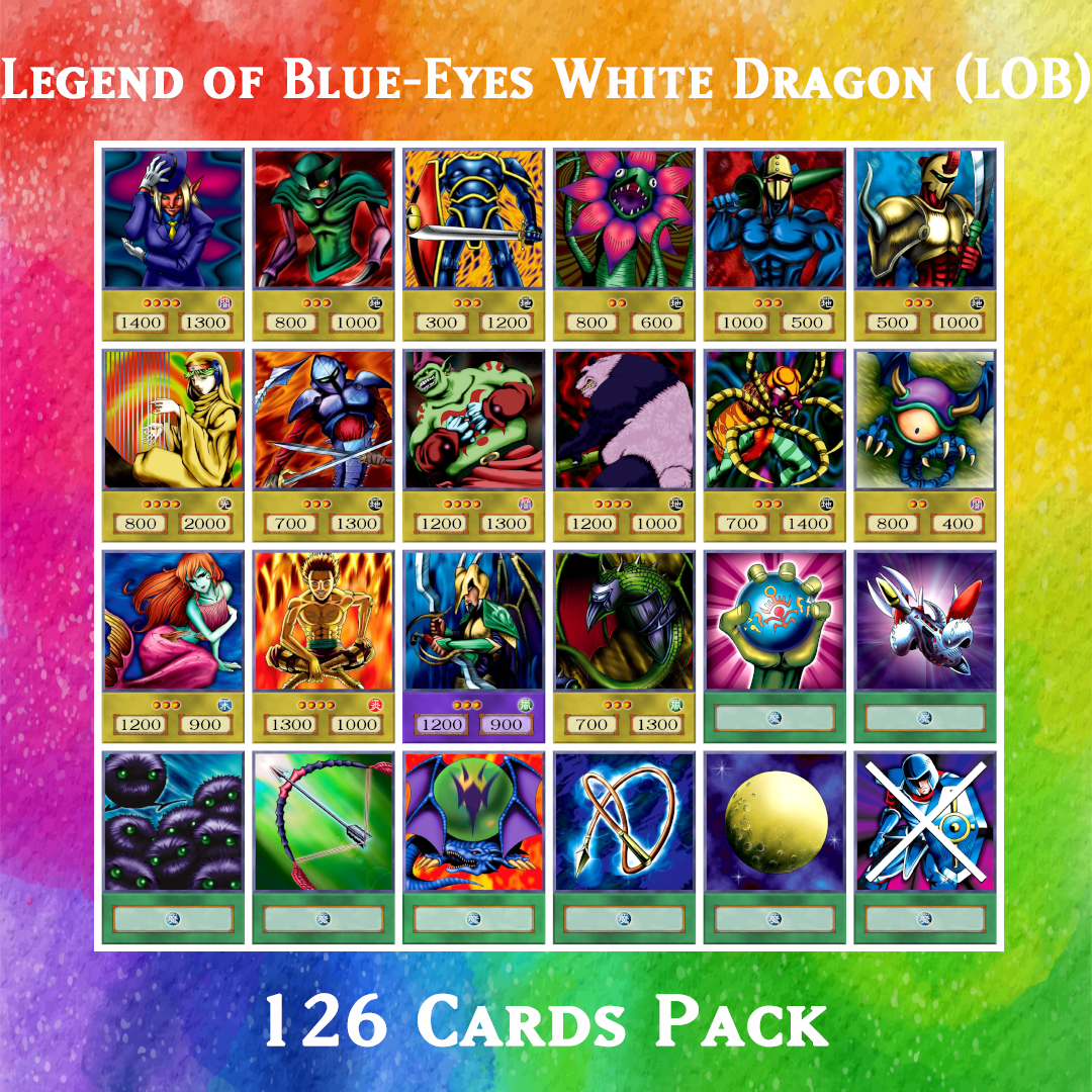 Yugioh Orica Legend of Blue-Eyes White Dragon LOB