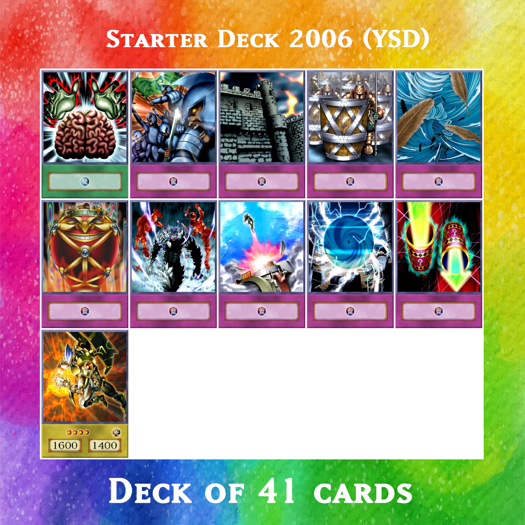 Yugioh Orica Starter Deck 2006 YSD