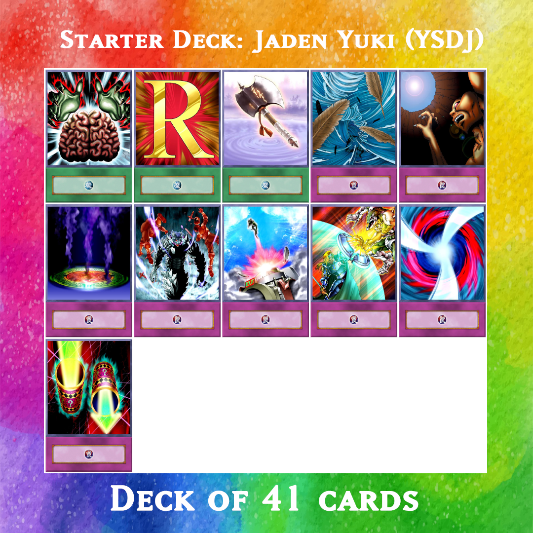 Yugioh Orica Starter Deck Jaden Yuki YSDJ