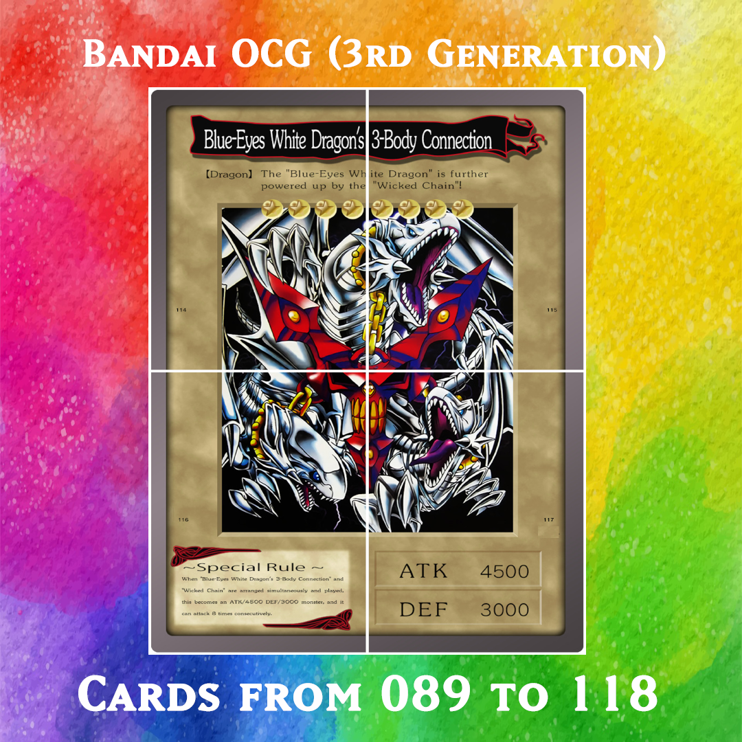 Yugioh Orica Bandai OCG 3rd Generation