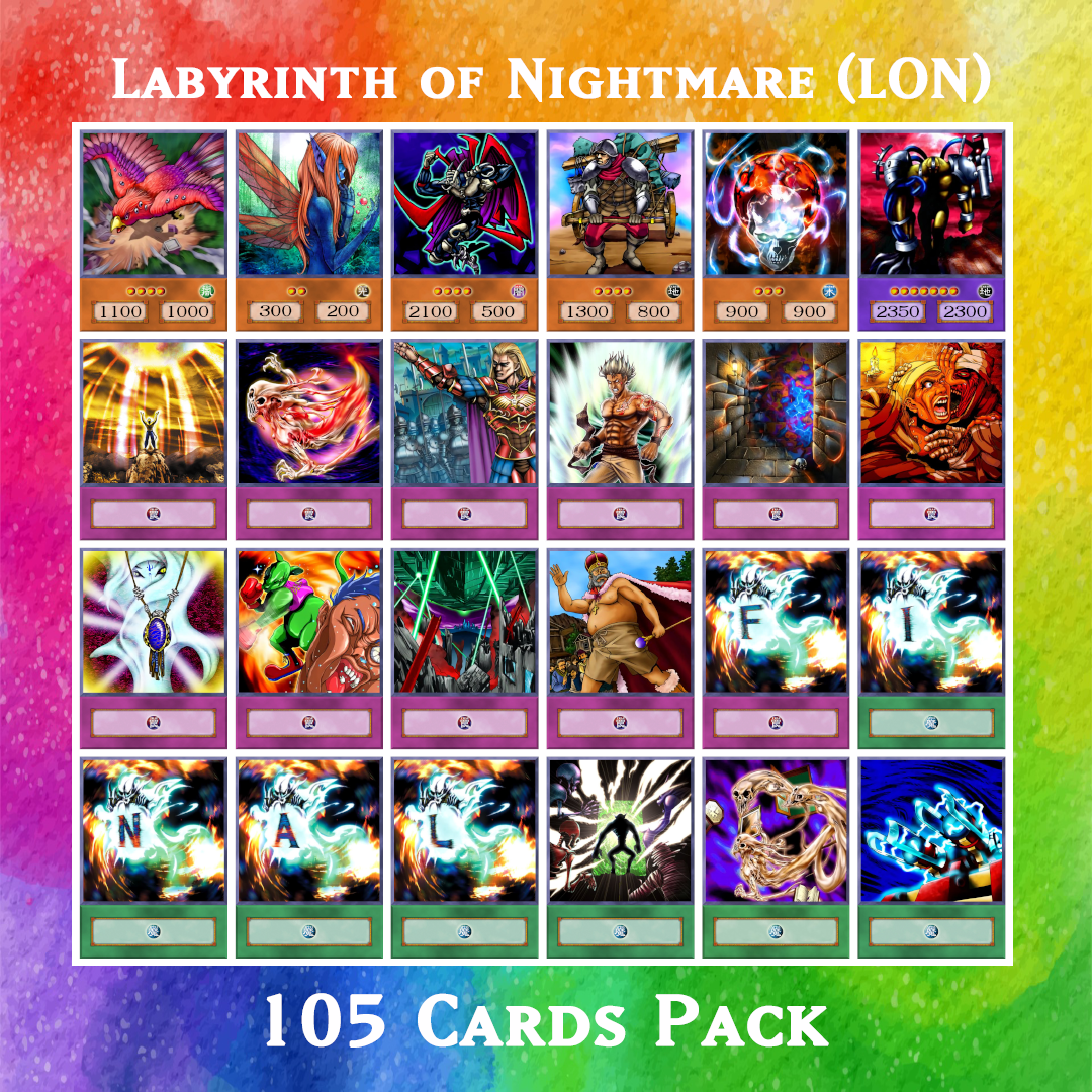 Yugioh Orica  Lbyrinth of Nightmare LON