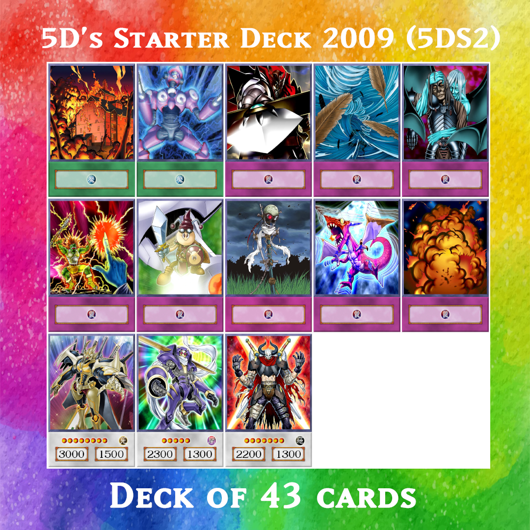 Yugioh Orica 5D's Starter Deck 2009 SDS2