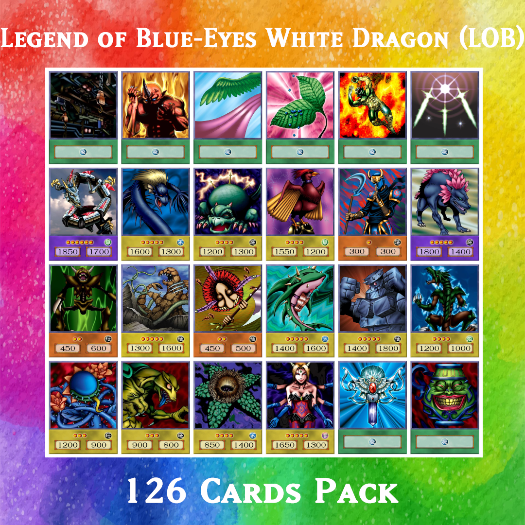 Yugioh Orica Legend of Blue-Eyes White Dragon LOB