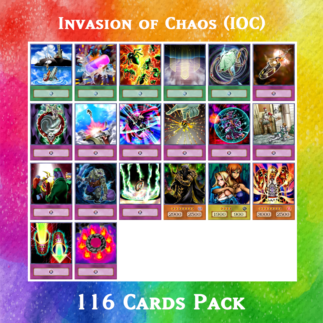 Yugioh Orica Invasion of Chaos IOC