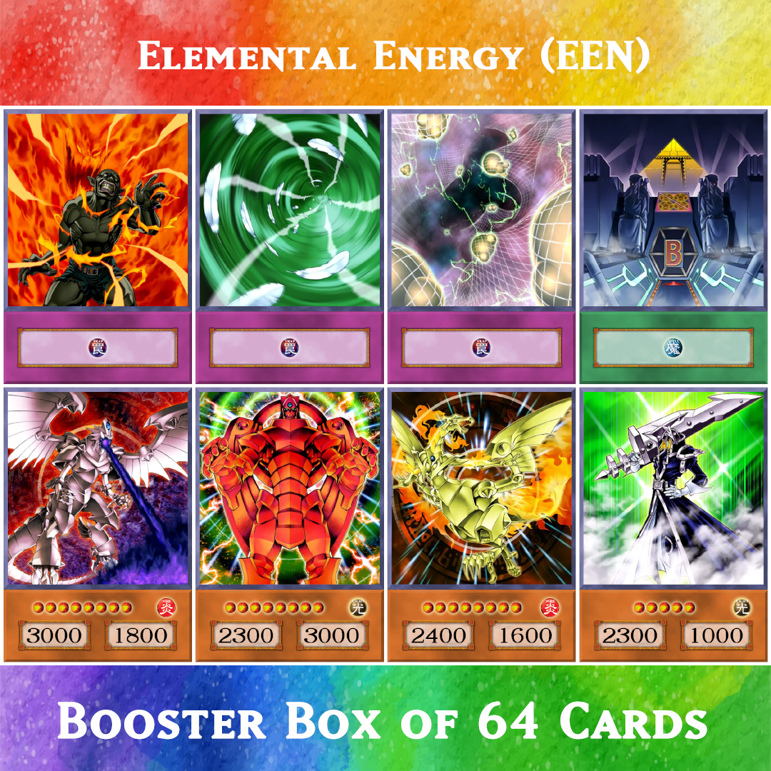 Yugioh Orica - Elemental Energy (EEN) Booster Pack of 64 anime cards Yugioh Orica Vintage Yugioh Orica - Elemental Energy (EEN) Booster Pack of 64 anime cards Yugioh Orica Vintage