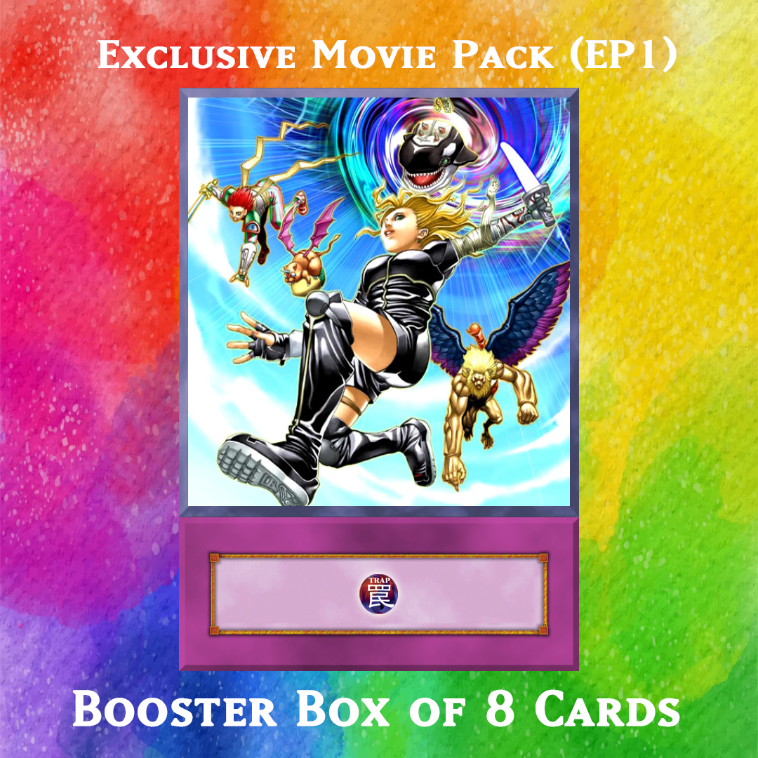 Yugioh Orica - Exclusive Movie Pack (EP1) Booster Pack of 8 cards Yugioh Orica Vintage Yugioh Orica - Exclusive Movie Pack (EP1) Booster Pack of 8 cards Yugioh Orica Vintage