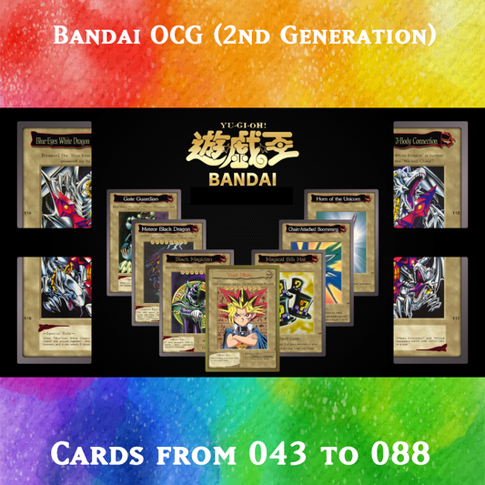 Yugioh Orica Bandai OCG 2nd Generation